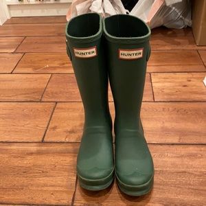 Youth Hunter Rain boots EUC